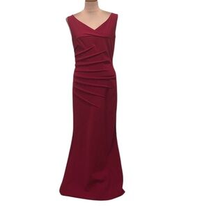 Chiara Boni Formal Maxi Dress Size 14 Red